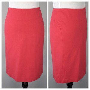 TALBOTS Pink Stretch Straight Pencil Career Business Skirt Size 8